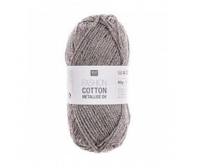 Fil à tricoter FASHION COTTON MÉTALLISÉ - Rico Design