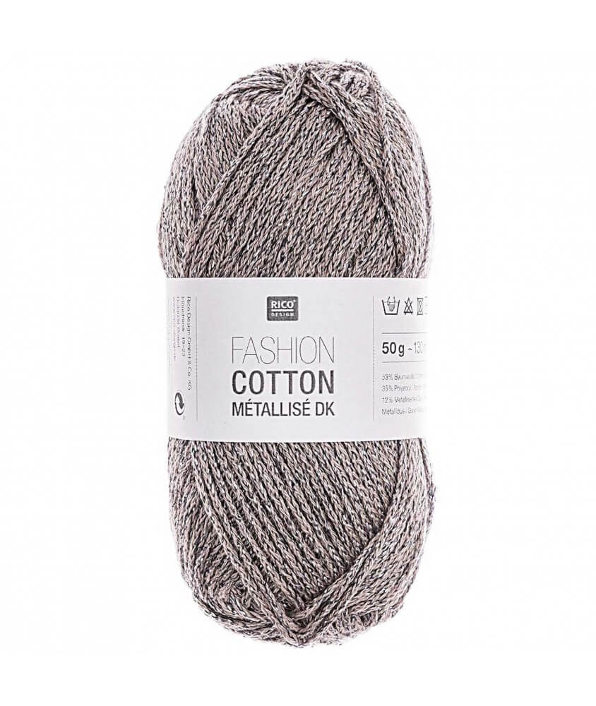 Fil à tricoter FASHION COTTON MÉTALLISÉ - Rico Design Fil à tricoter FASHION COTTON MÉTALLISÉ - Rico Design