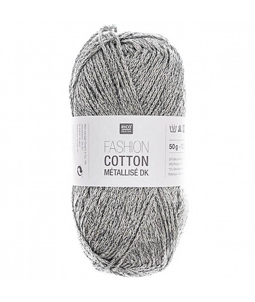 Fil à tricoter FASHION COTTON MÉTALLISÉ - Rico Design Fil à tricoter FASHION COTTON MÉTALLISÉ - Rico Design