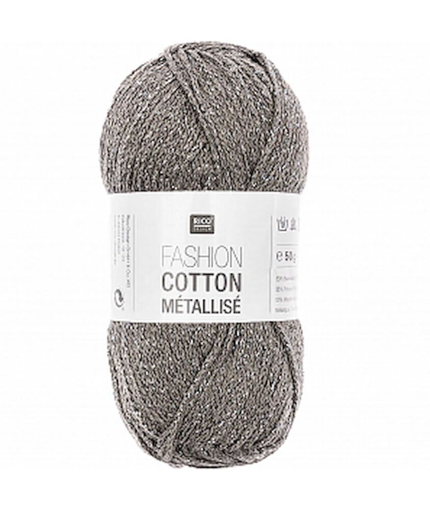 Fil à tricoter FASHION COTTON MÉTALLISÉ - Rico Design Fil à tricoter FASHION COTTON MÉTALLISÉ - Rico Design