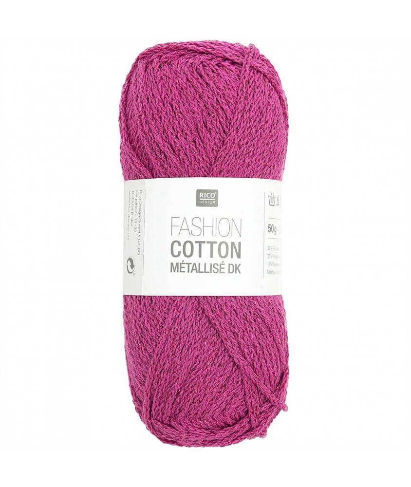 383202.023 Fashion cotton métalisé 23 rose Sperenza Rico design 383202.023 Fashion cotton métalisé 23 rose Sperenza Rico design