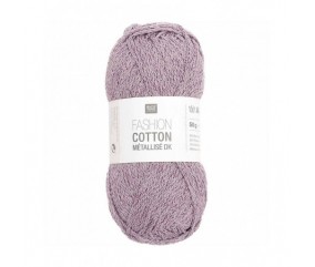  383202.025 Fashion cotton métalisé 25 rose Sperenza Rico design violet