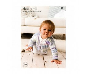 Fiche tricot Baby Dream Lux Dk N° 692 - Rico Design