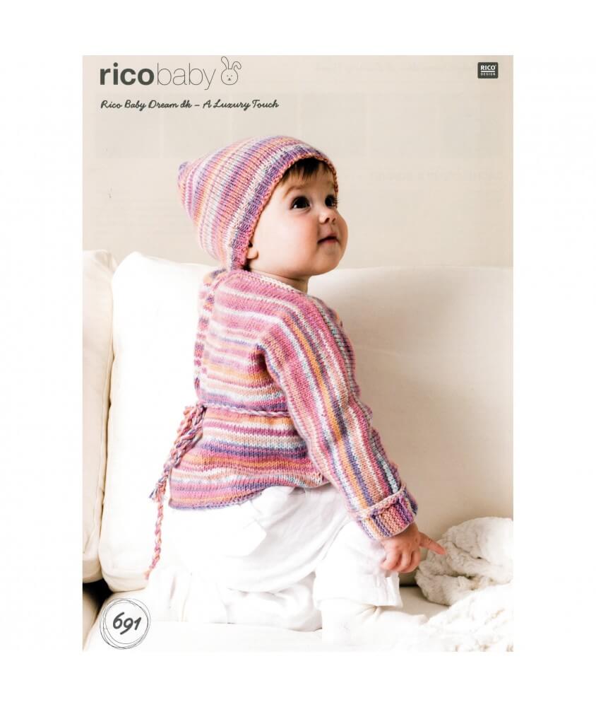 Fiche tricot Baby Dream Lux Dk N° 691 - Rico Design 