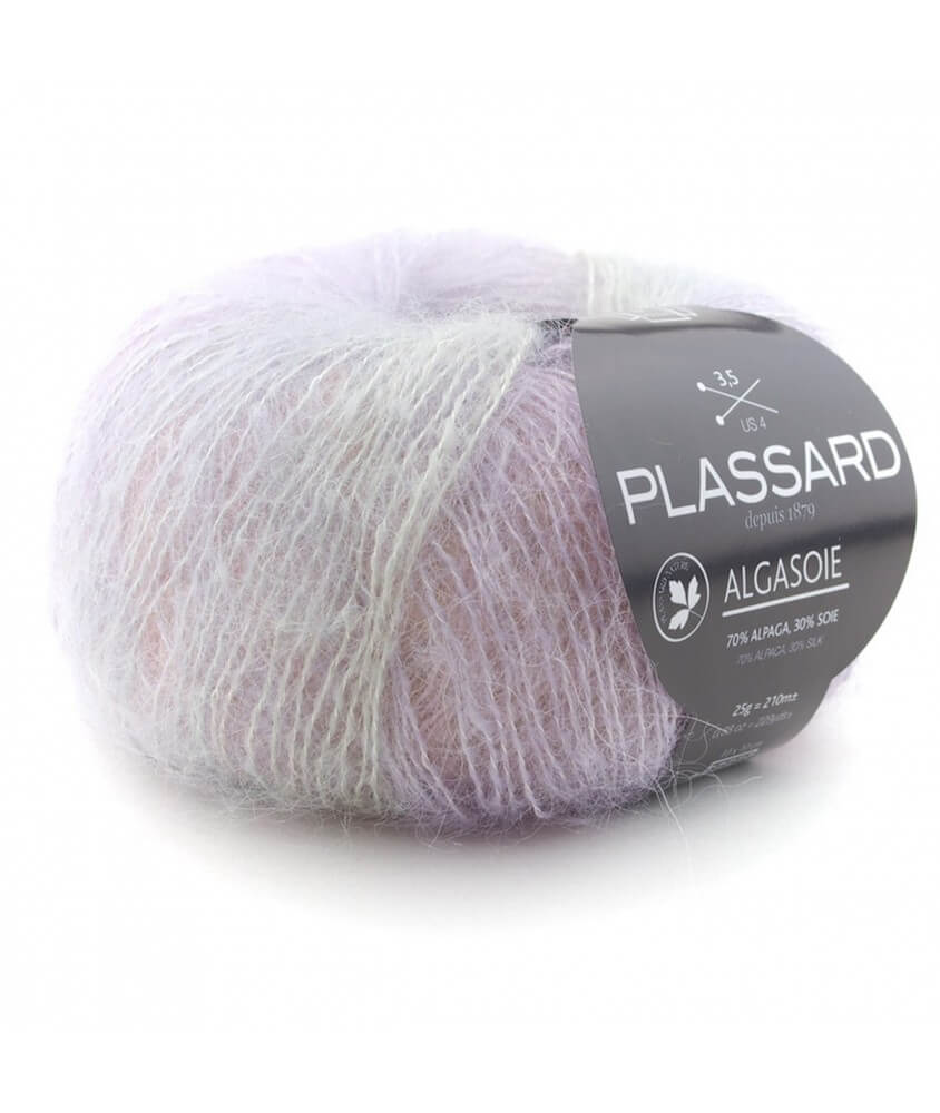 Pelote de soie et alpaga à tricoter ALGASOIE - Plassard