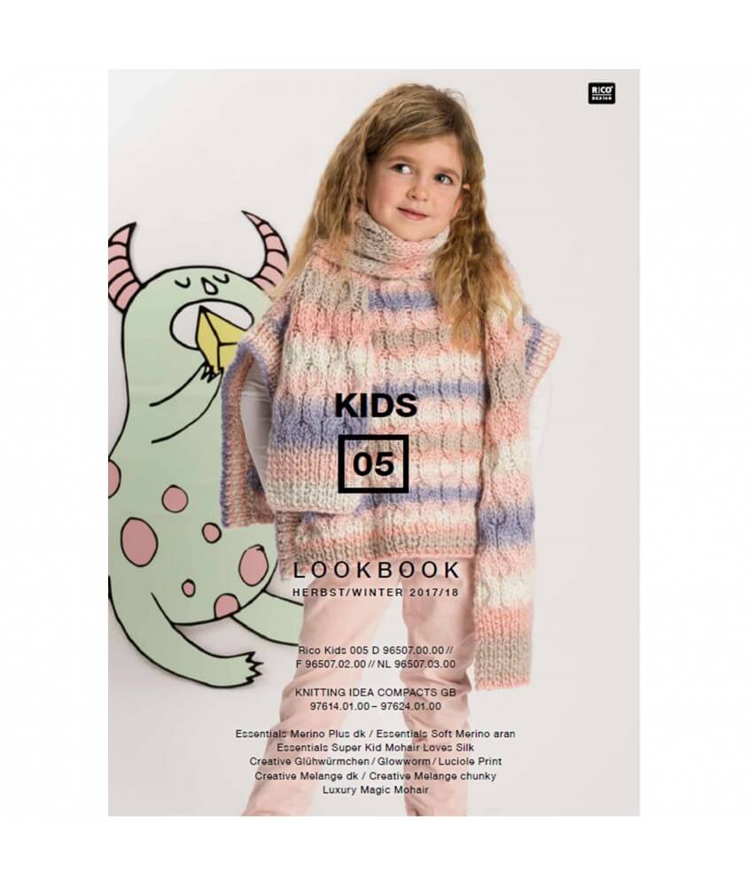 Livre Rico Kids Handknitting n° 5 - Rico Design Livre Rico Kids Handknitting n° 5 - Rico Design