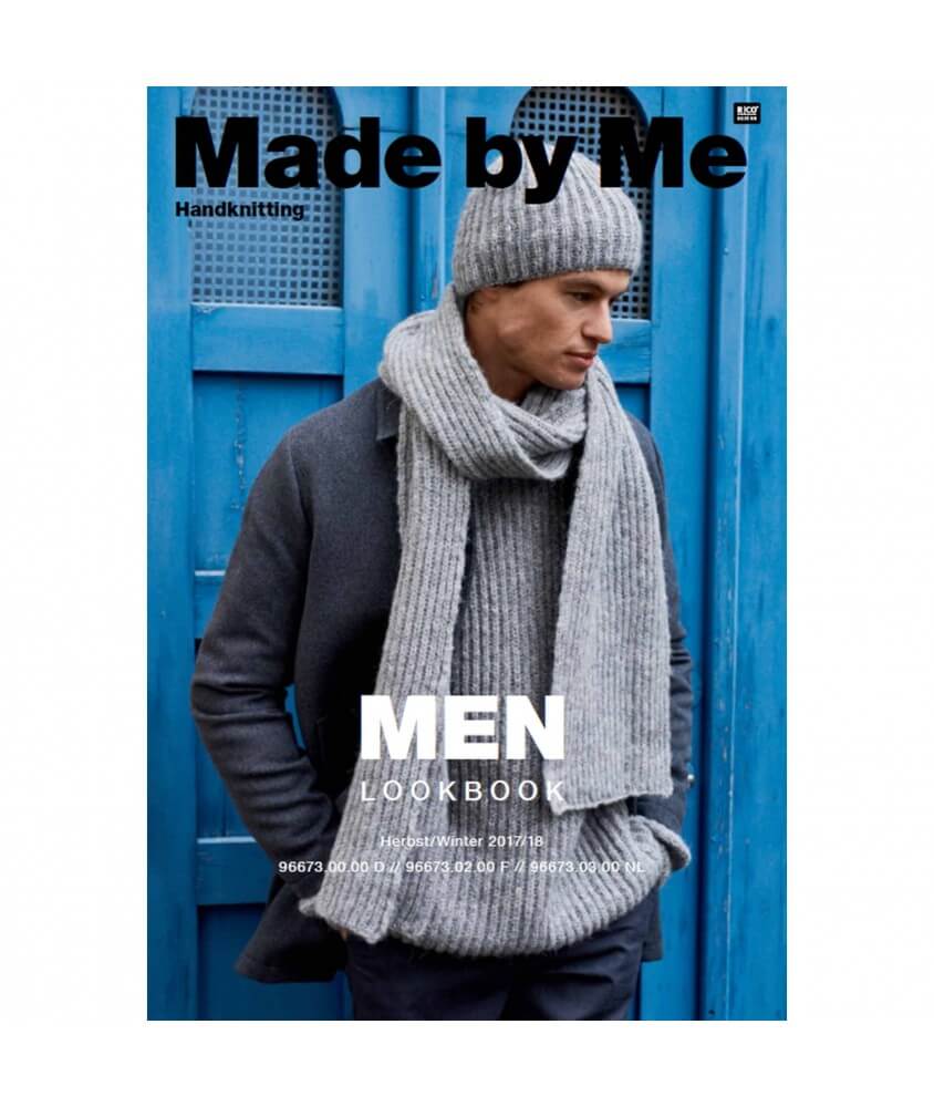 Livre Handknitting Men hiver 2017/18 Made By Me - Rico Design