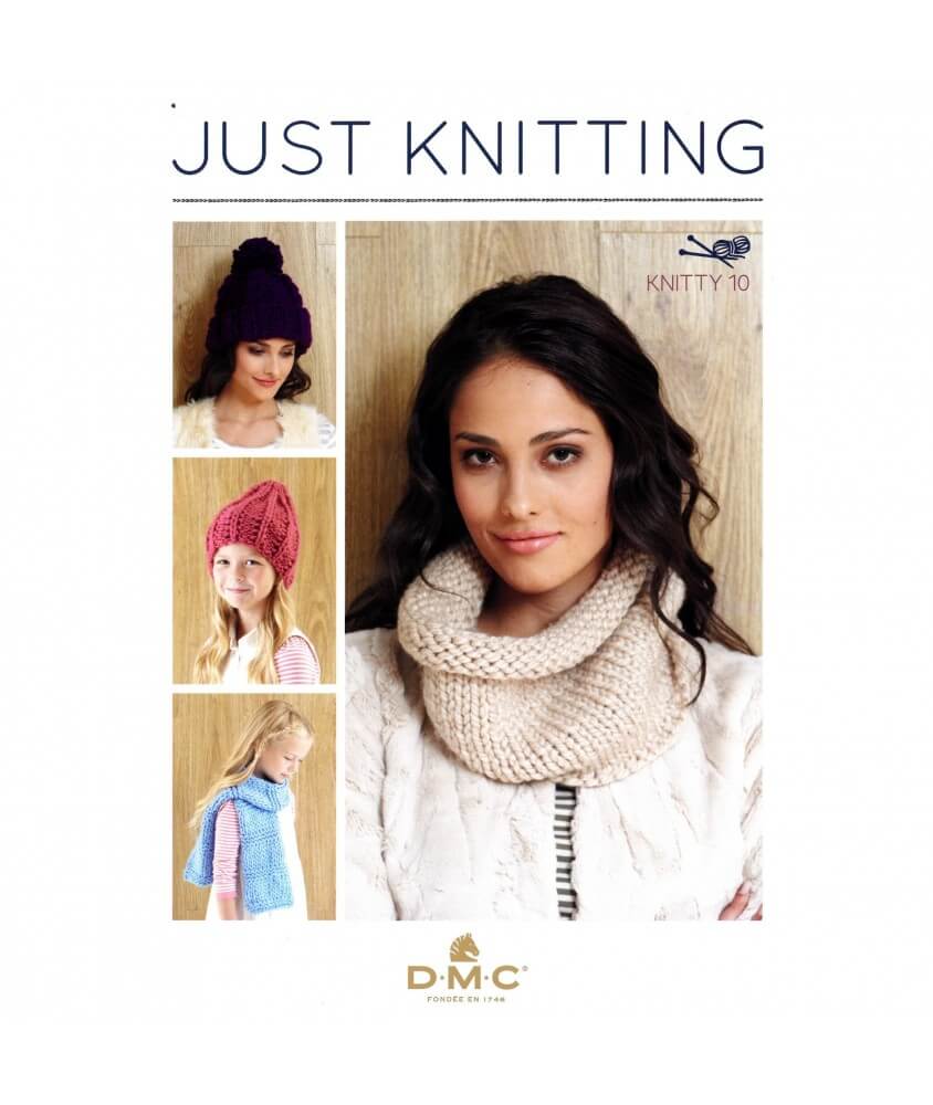 Catalogue Just Knitting - 4 modèles en Knitty 10 - Dmc Catalogue Just Knitting - 4 modèles en Knitty 10 - Dmc