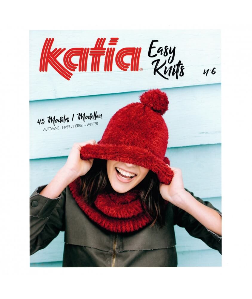 Catalogue Easy Knits Débutants n°6 automne hiver 2017-18 - Katia