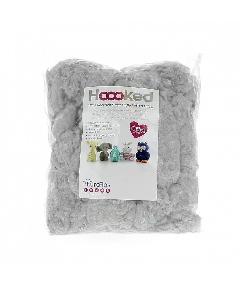 Ouatine de rembourrage Hoooked grise 250GR - Dmc Ouatine de rembourrage Hoooked grise 250GR - Dmc
