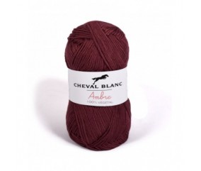 Coton et bambou à tricoter AMBRE - Cheval Blanc 50