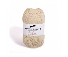 Coton et bambou à tricoter AMBRE - Cheval Blanc 167