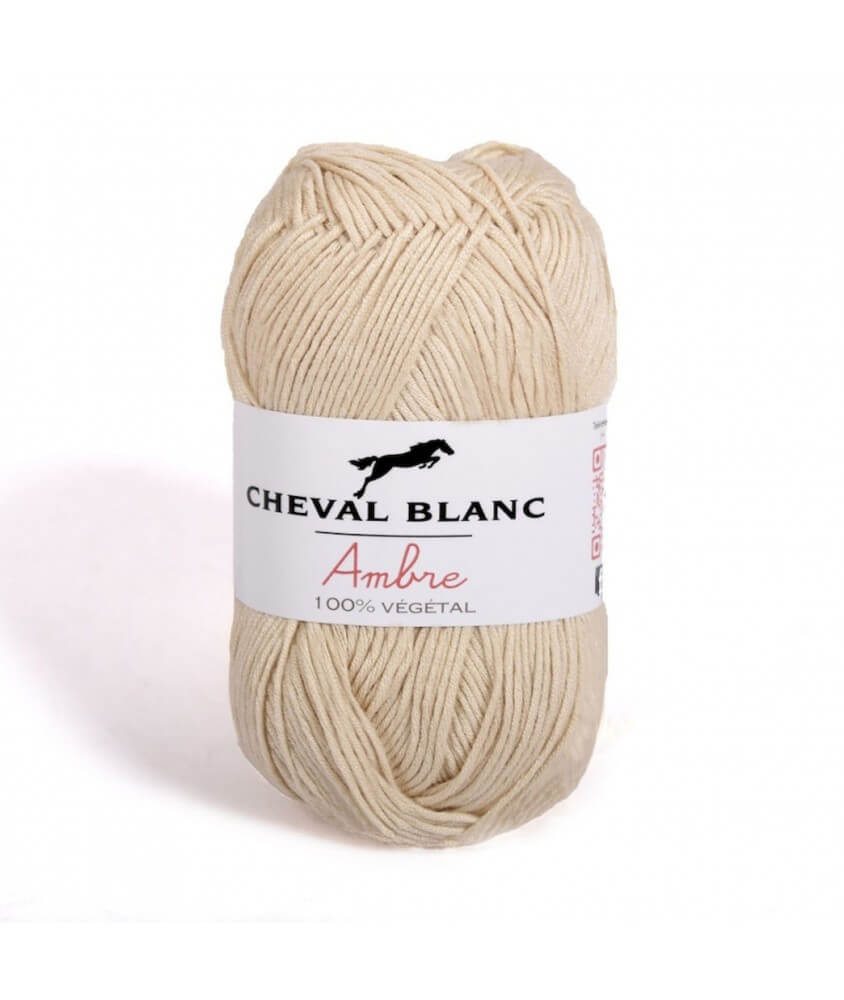 Coton et bambou à tricoter AMBRE - Cheval Blanc 167
