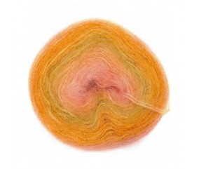 Fil à tricoter ESSENTIALS SUPER KID MOHAIR COLOUR LOVE - Rico Design 15 orange