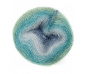 Fil à tricoter ESSENTIALS SUPER KID MOHAIR COLOUR LOVE - Rico Design 17 bleu
