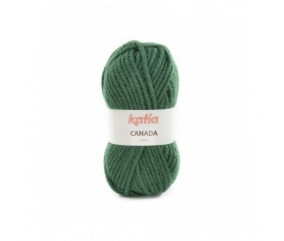 Fil à tricoter CANADA - Katia vert 49 sperenza