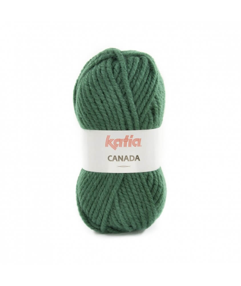 Fil à tricoter CANADA - Katia vert 49 sperenza