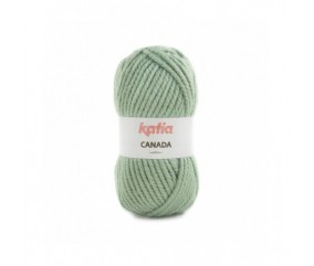Fil à tricoter CANADA - Katia vert 50 sperenza
