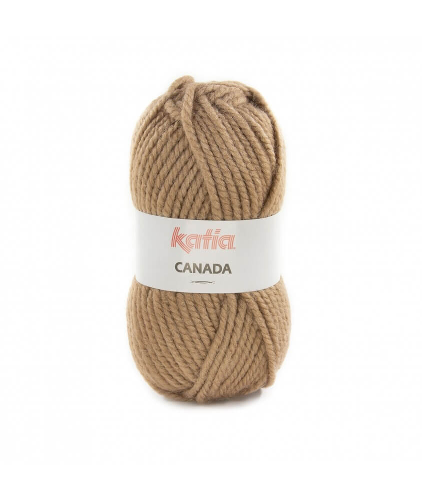 Fil à tricoter CANADA - Katia marron 52 sperenza