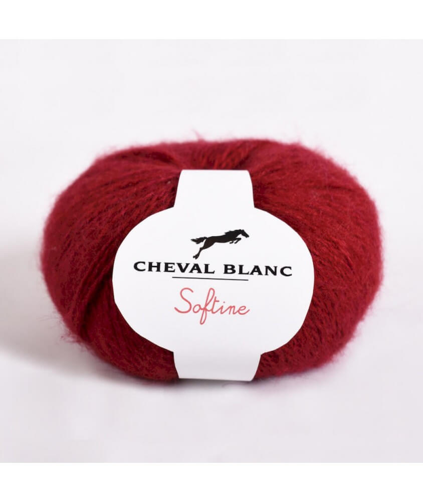 Pelote de laine à tricoter SOFTINE - Cheval Blanc Pelote de laine à tricoter SOFTINE - Cheval Blanc