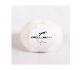 Pelote de laine à tricoter SOFTINE - Cheval Blanc