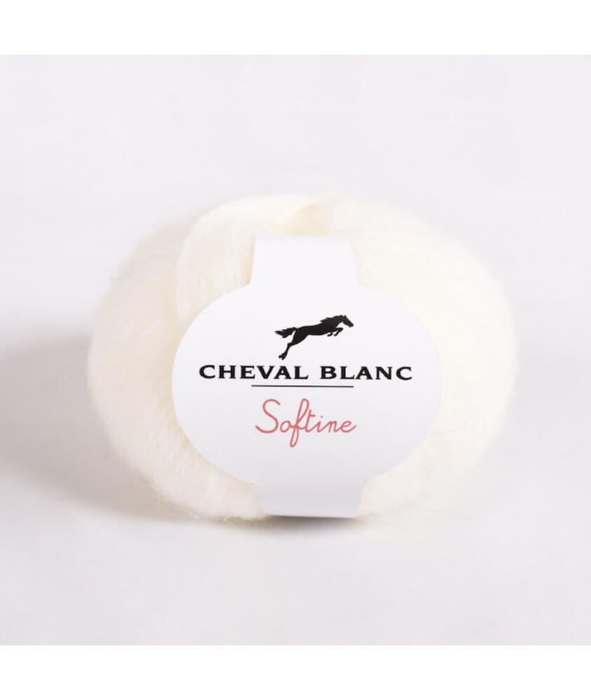 Pelote de laine à tricoter SOFTINE - Cheval Blanc