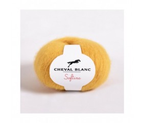 Pelote de laine à tricoter SOFTINE - Cheval Blanc 
