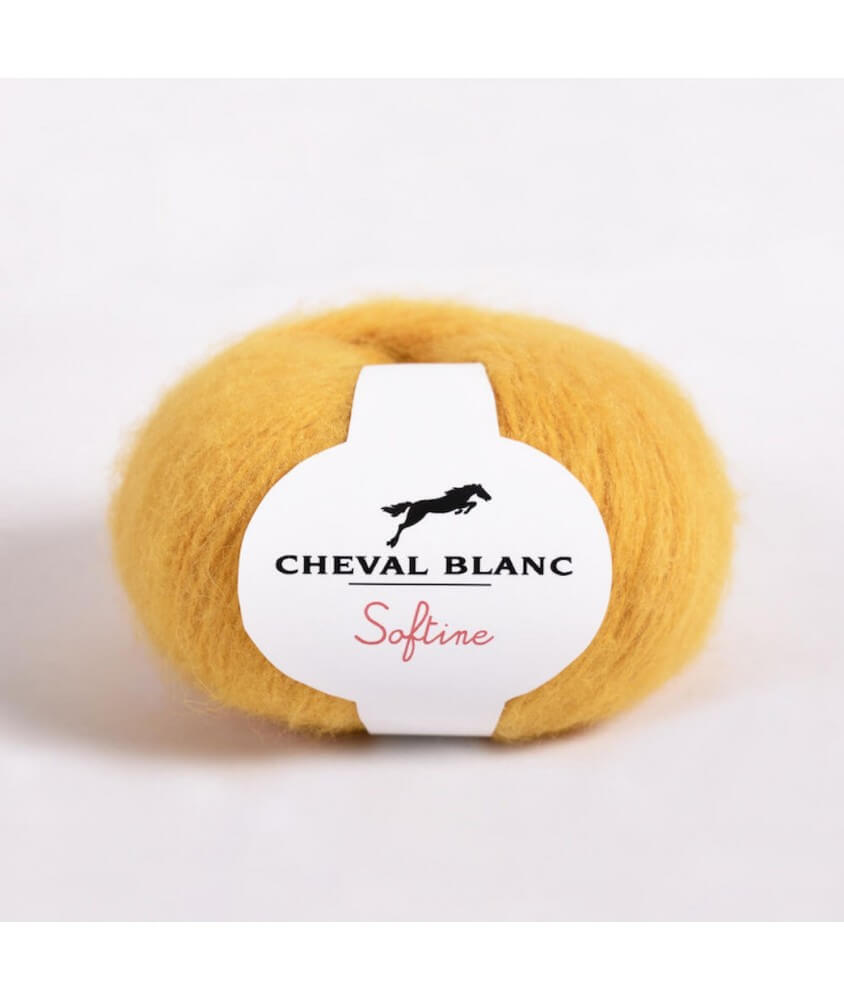 Pelote de laine à tricoter SOFTINE - Cheval Blanc 