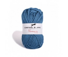 Pelote de coton à tricoter NOMADE MIX - Cheval Blanc