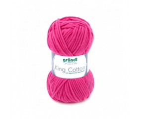 Pelote de Coton à tricoter KING COTTON - Grundl ROSE 07 SPERENZA