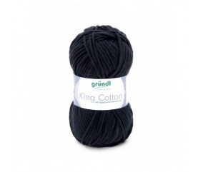 Pelote de Coton KING COTTON - Grundl NOIR 19 SPERENZA