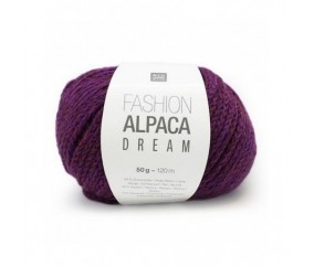 Pelote de laine à tricoter FASHION ALPACA DREAM - Rico Design violet sperenza