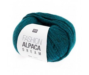 Pelote de laine à tricoter FASHION ALPACA DREAM - Rico Design bleu pétrole 06 sperenza