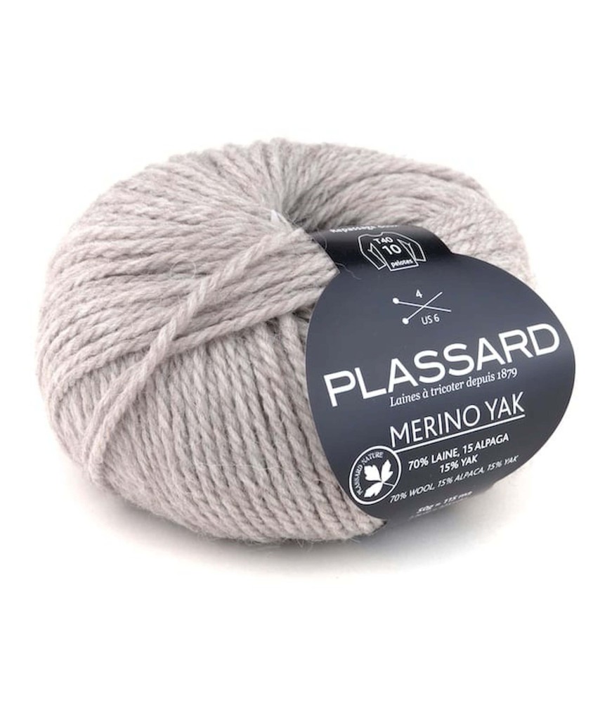 Pelote de Yak à tricoter MERINO YAK - Plassard