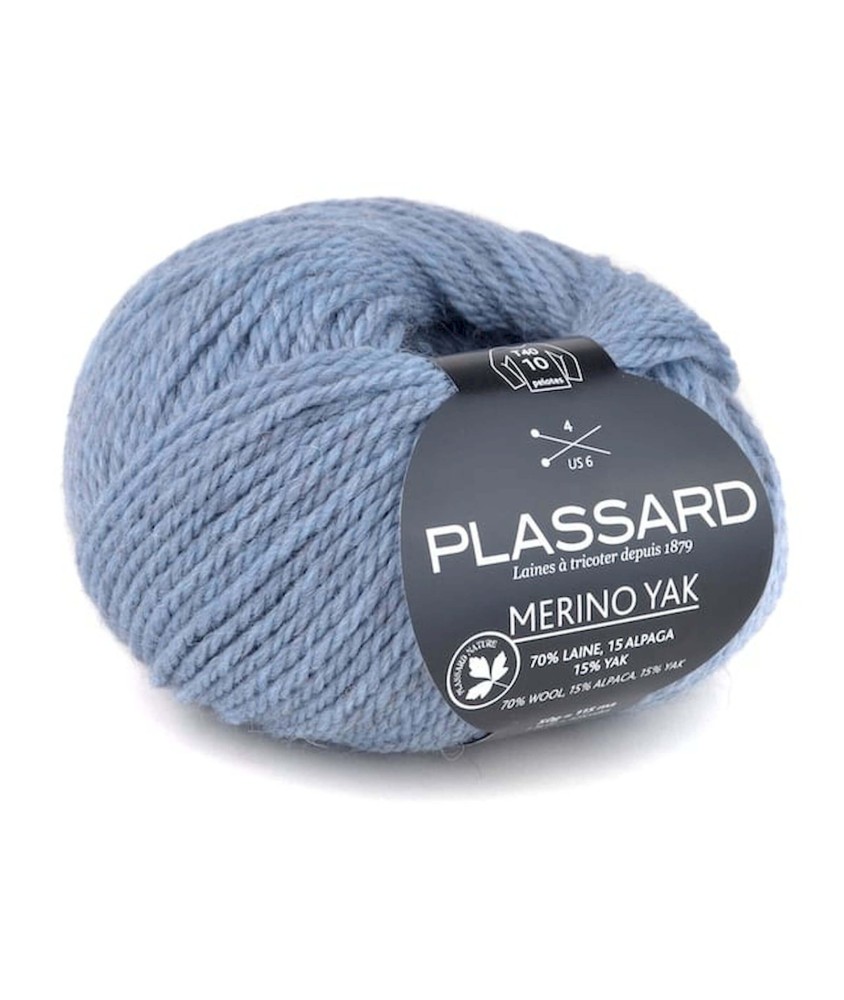 Pelote de Yak à tricoter MERINO YAK - Plassard