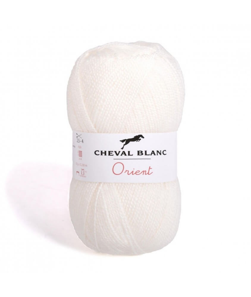 Pelote de laine orient - Cheval blanc -laine layette acrylique pas chère -sperenza Pelote de laine orient - Cheval blanc -laine layette acrylique pas chère -sperenza