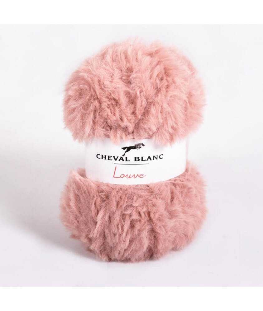 Pelote de fourrure Louve - Cheval Blanc 56 rose Pelote de fourrure Louve - Cheval Blanc 56 rose