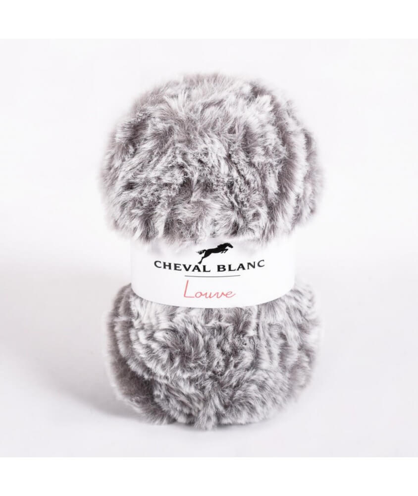 Pelote de fourrure Louve - Cheval Blanc gris 36