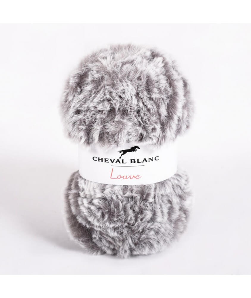 Pelote de fourrure Louve - Cheval Blanc gris 36 Pelote de fourrure Louve - Cheval Blanc gris 36