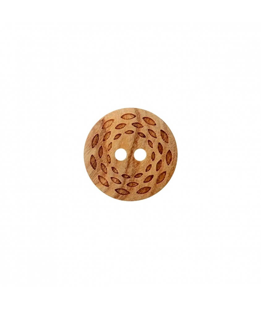 Bouton Bois 2 trous 18 à 23mm - Prym léopard marron sperenza Bouton Bois 2 trous 18 à 23mm - Prym léopard marron sperenza