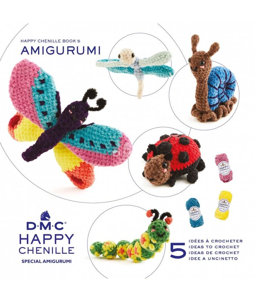 Happy Chenille - BOOK 5 - La vie dans le jardin - DMC