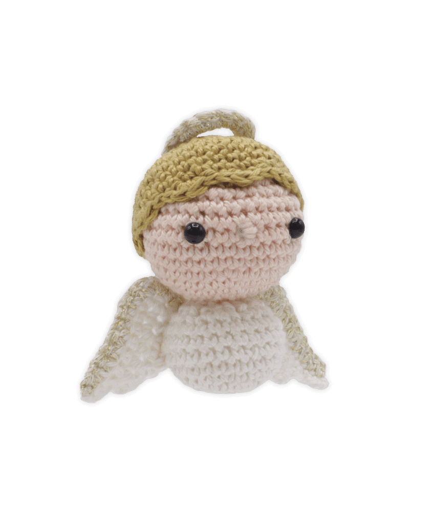 Kit Crochet ornement Mini Ange de Noël - Amigurumi Hardicraft Kit Crochet ornement Mini Ange de Noël - Amigurumi Hardicraft