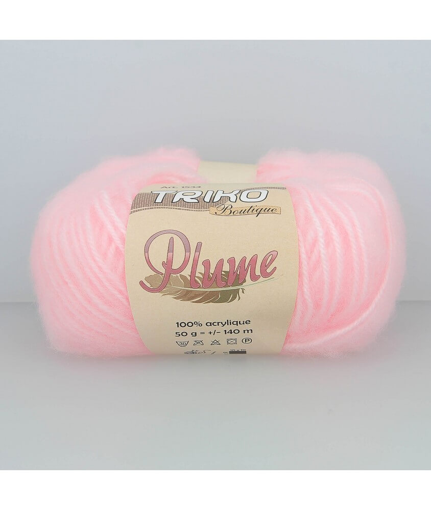 Fil à tricoter Plume - Distrifil rose 04 sperenza Fil à tricoter Plume - Distrifil rose 04 sperenza