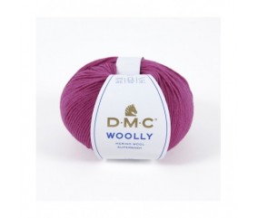 Pelote 100% laine Woolly - DMC rose fuchsia 54 sperenza