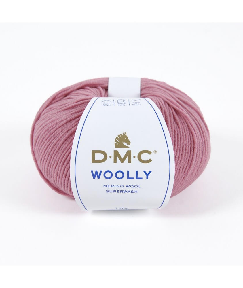 Pelote 100% laine Woolly - DMC rose thé 43 sperenza Pelote 100% laine Woolly - DMC rose thé 43 sperenza