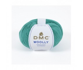 Pelote 100% laine Woolly - DMC vert émeraude 74 sperenza