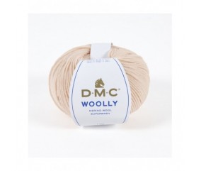 Pelote 100% laine Woolly - DMC rose fond de tient 44 sperenza