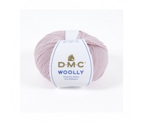 Pelote 100% laine Woolly - DMC rose layette 41 sperenza