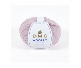 Pelote 100% laine Woolly - DMC rose layette 41 sperenza