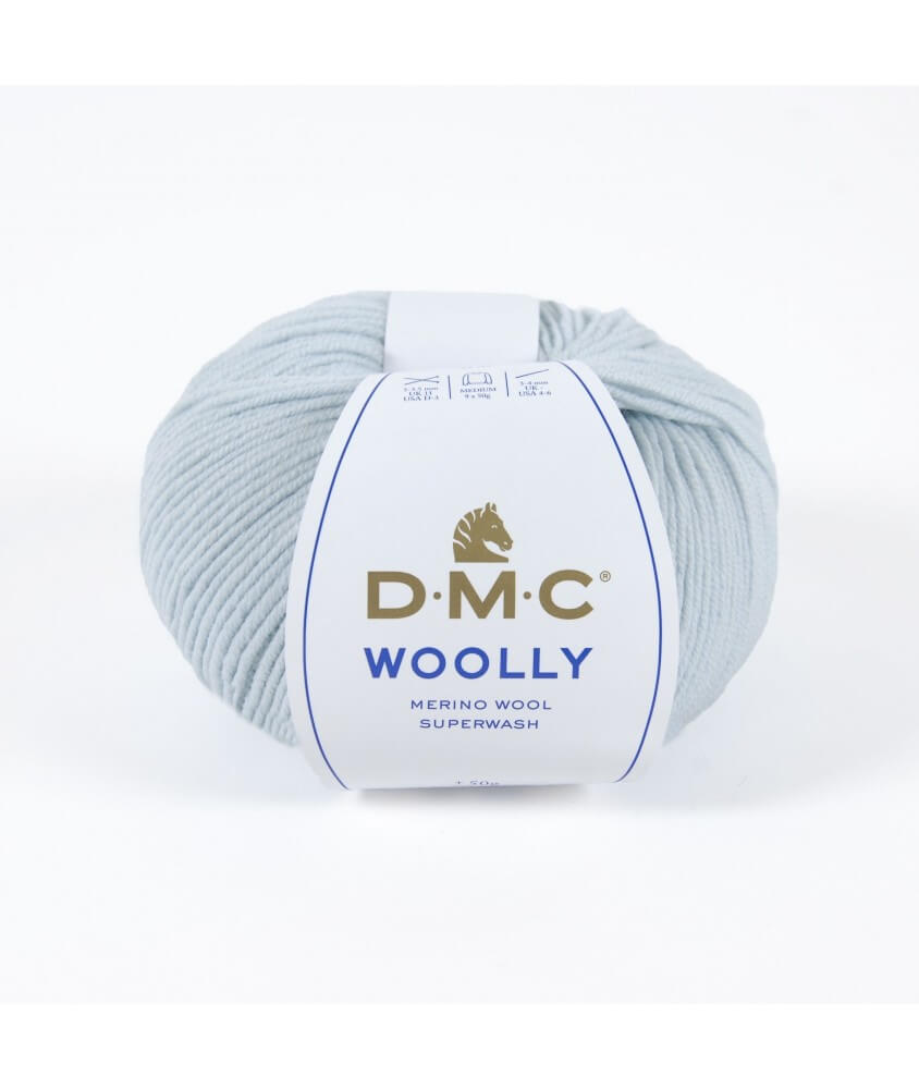 Pelote 100% laine Woolly - DMC bleu ciel 71 sperenza